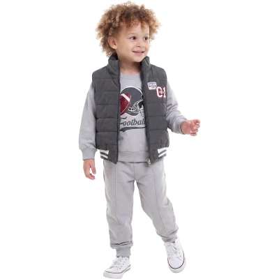 Beyzbol Baskılı Yelekli 3 Lü Takım