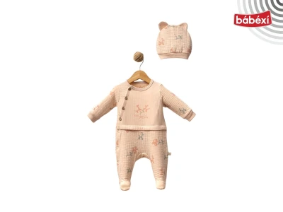 Birth Party Kız Bebek Düğmeli Tulum