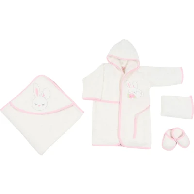 Bathrobe Set 5-Piece Sleeping Bunny