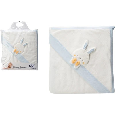 Boy Bunny Lüx Bebek Havlusu 12 Ay