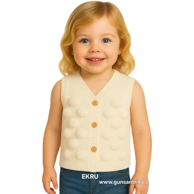 Bubble-Knit Vest