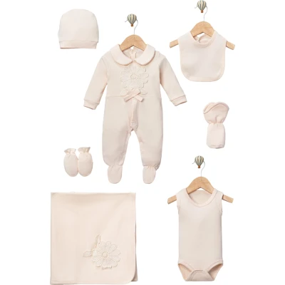 Large Flower Guipure Lace 7-Piece Set