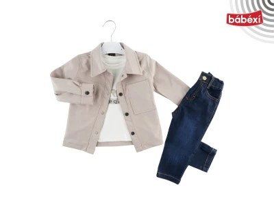 3-Piece Set with Cardigan