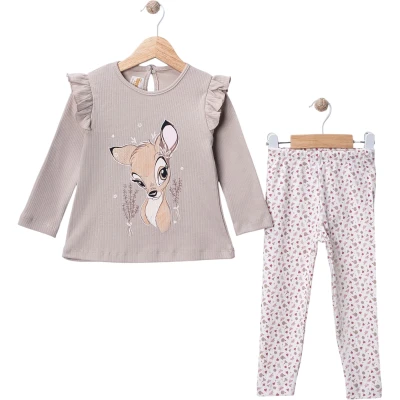 Deer Print Girls' Set