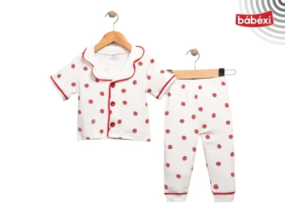 Çiçek Baskılı Yazlık Pijama Takım
