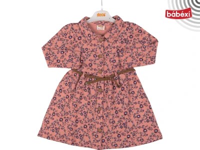 Çiçek Desenli Beli İpli Elbise
