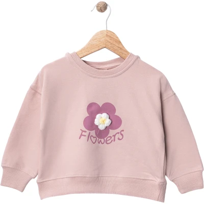 Çiçek Örgülü Flowers Sweat