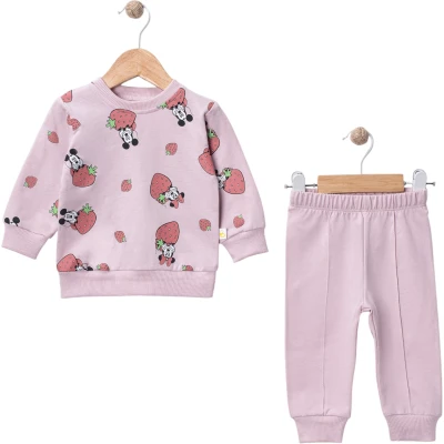 Strawberry-Print Minnie 2-Piece Set