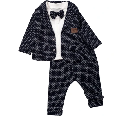 Striped Jacket 3-Piece Set