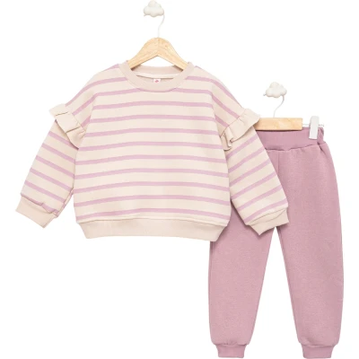 Striped tracksuit set