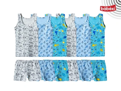 Çocuk Desenli Atlet Boxer Takım