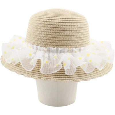 Straw Character Fedora Hat 3Y-8Y