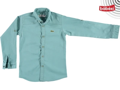 Denim-Look Colorful Shirt