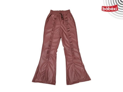 Derı Önü Fırfırlı Pantolon Garson