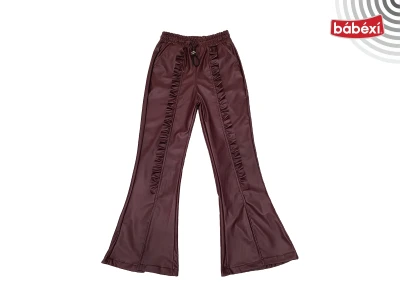 Derı Önü Fırfırlı Pantolon Mını