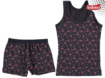 Desenli Çocuk Boxerlı Takım Erkek