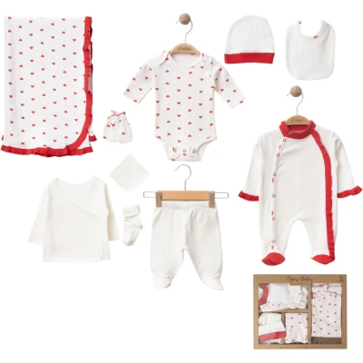 Digital Heart Print 10-Piece Set