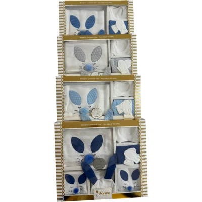 Donino Ear Pompom Embroidered 10-Piece Set