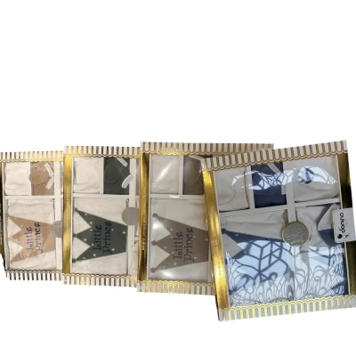 Donino Little Prince Erkek Nakışlı 10 Lu Zıbın Set