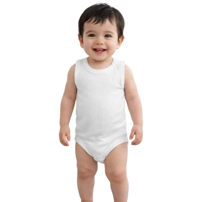 Düz Bebek Çıtçıtlı Badi 12 Ay - 3 Yaş