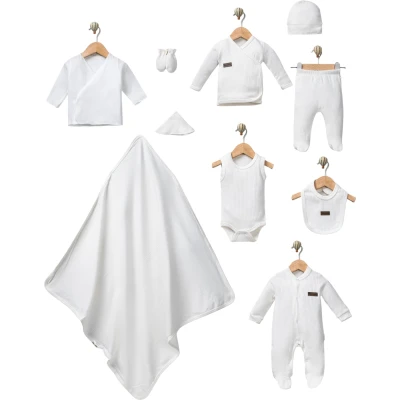 Plain Patterned 10-Piece Set