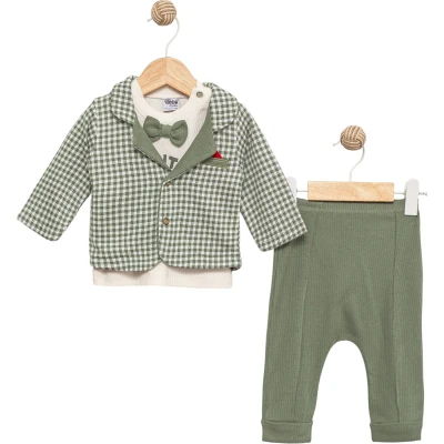 Plaid Printed 3 -Piece Set
