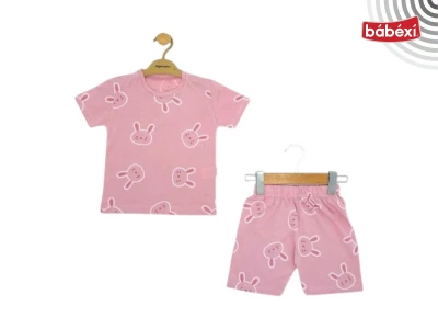 Printed Cute Bunny Summer 2-Piece Set