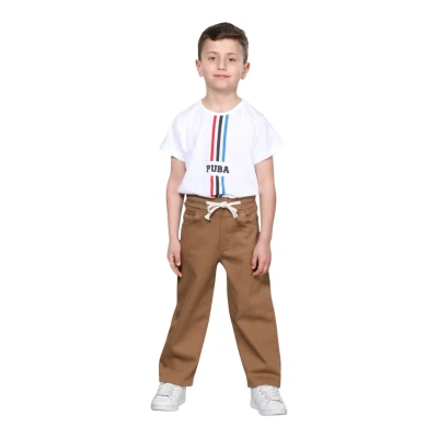 Boys' Gabardine Lycra Baggy Pants