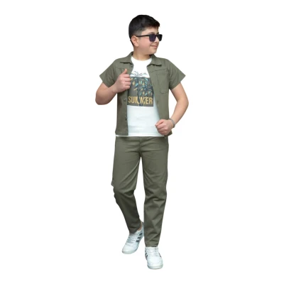 Erkek Gabardin 3 Lü Takım