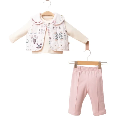 Ethnic Embroidered Vest Set