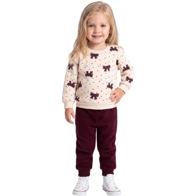 Bow Three-Thread Girls' Set