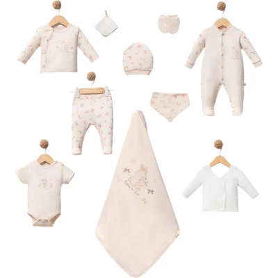 Fiyonklu Tavşan 10 Parça Kutulu Set