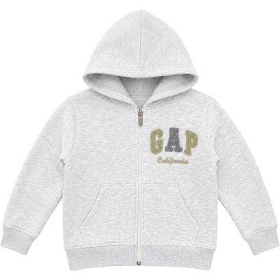 Gap Nakış Detaylı Kapşonlu Fermuarlı