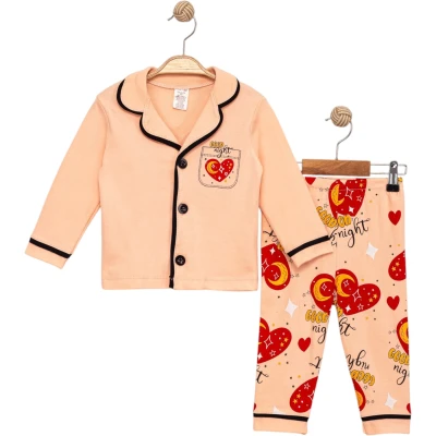 Good Night Uzun Kollu Pijama Takım