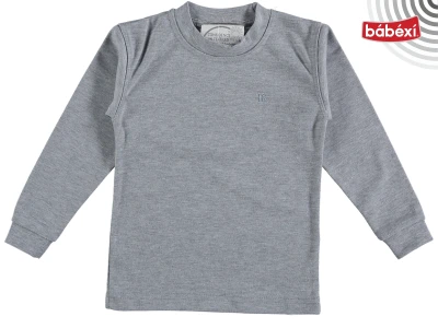 Gri İnterlok Badi Unisex