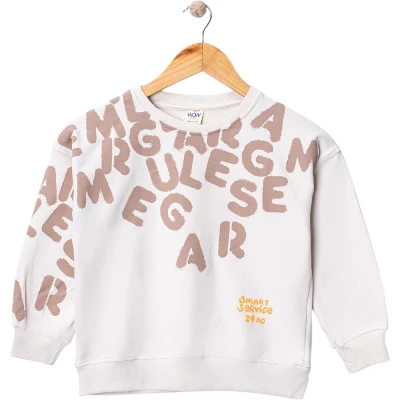 Harfler Baskılı Sweat