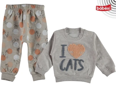 İ Love Cats 2li Takım