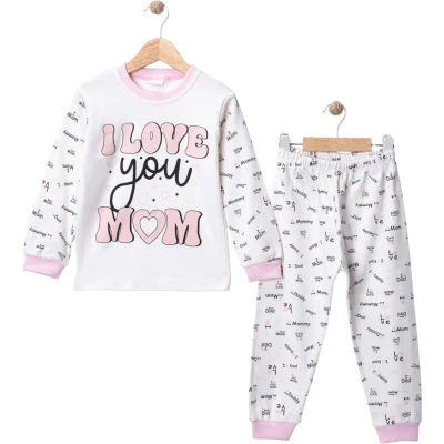I Love You Mom Pijama Takım