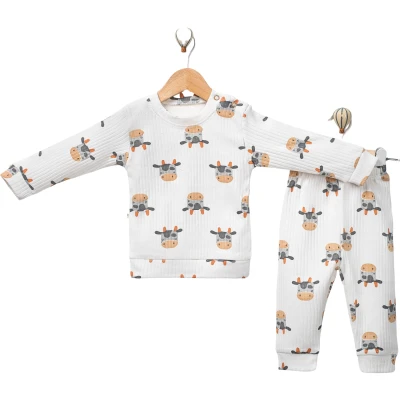 Cow Head Shoulder-Snap Set