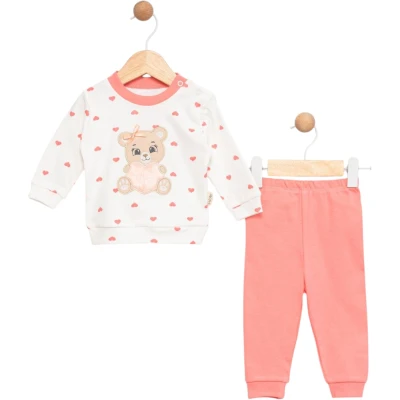 Kalpli Fiyonklu Pijama Takım