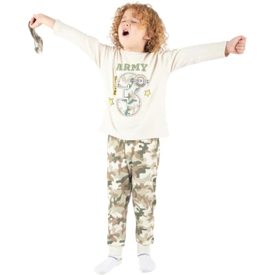 Camouflage Patterned Pajama Set