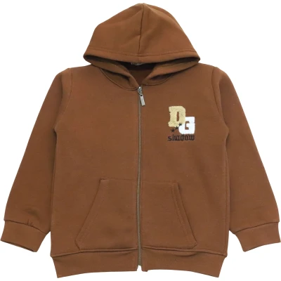 Hooded Zip-Up Jacket with Flap Pockets
