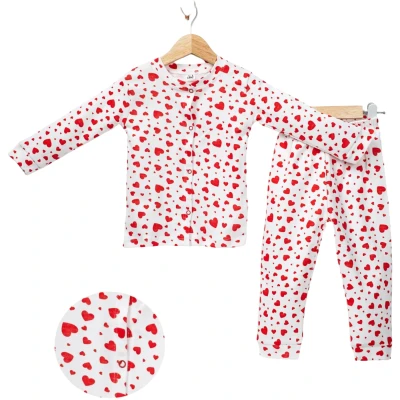 Mixed Heart Front-Snap Set
