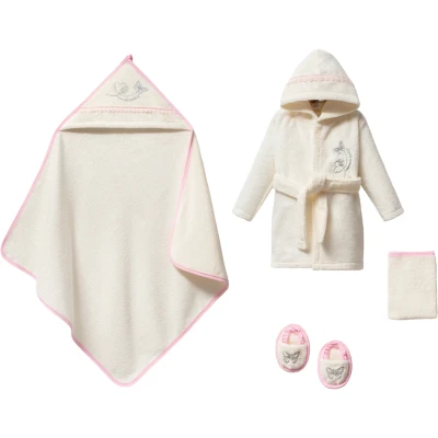 Kelebek Bornoz Set