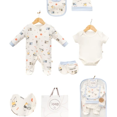 Excavator Print 5-Piece Gift Set