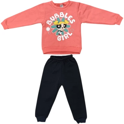 Winter Bubbles Gırl Printed Set