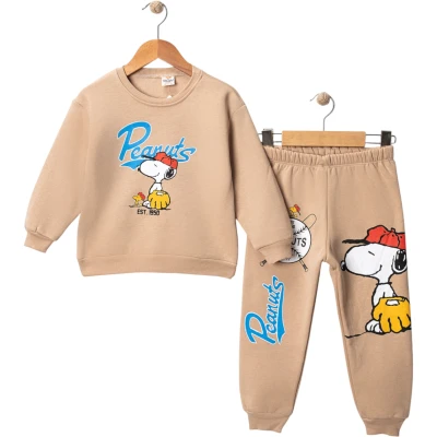Kışlık Peanuts Baskılı Takım