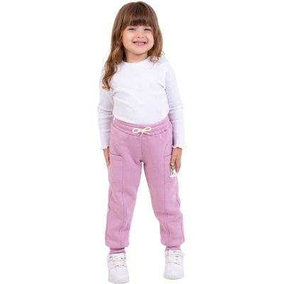 Kız Bebe Oval Parça Cep Detaylı Alt