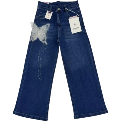 Girls' denim trousers