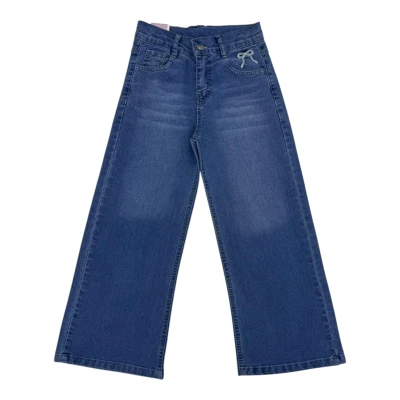 Girls' denim trousers